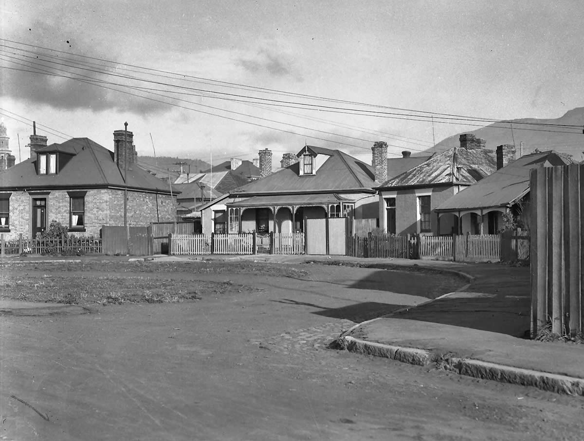 Arthur Circus from Runnymede Street 1940s