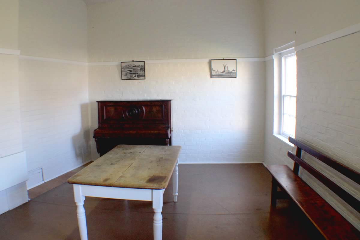 Part of the original 1851 Sunday School building on the site, and now a meeting room at the side of the hall