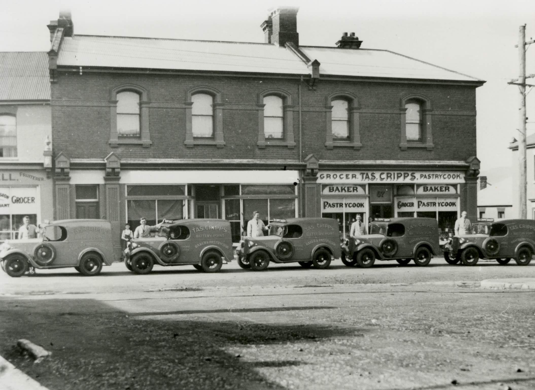 Hampden Road shops In Bobby’s Footsteps Battery Point History Walk, Hobart Tasmania