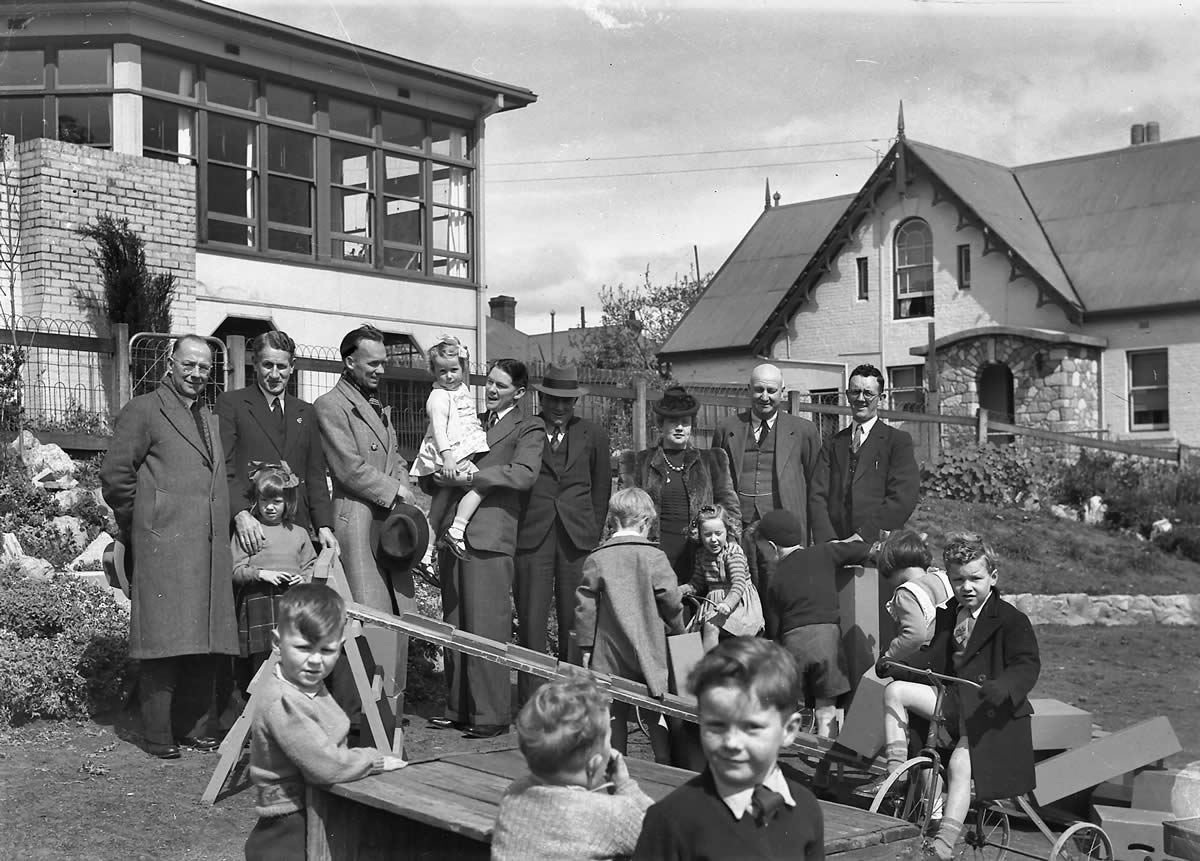 Opening of Lady Gowrie Child Centre, corner of Runnymede Street and McGregor Street July 1939