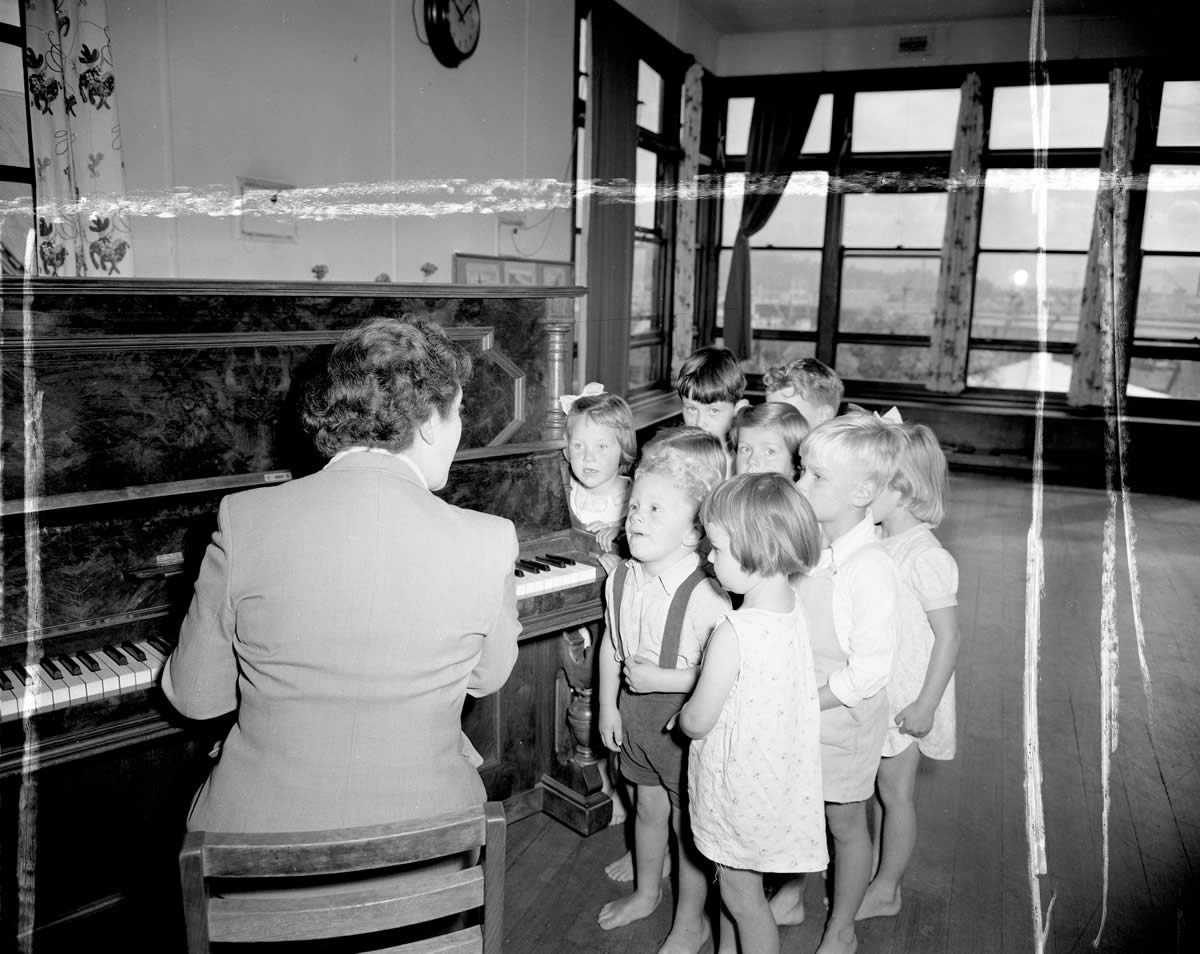 Music education at Lady Gowrie 1960s