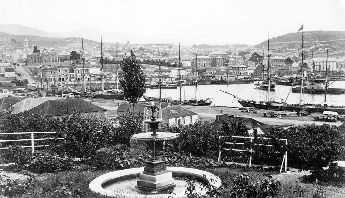 Fountain in Lenna’s garden c1880s