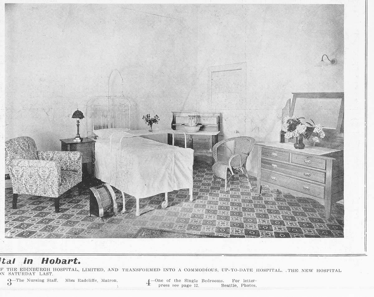 A ward at the new Stowell Hospital 1918