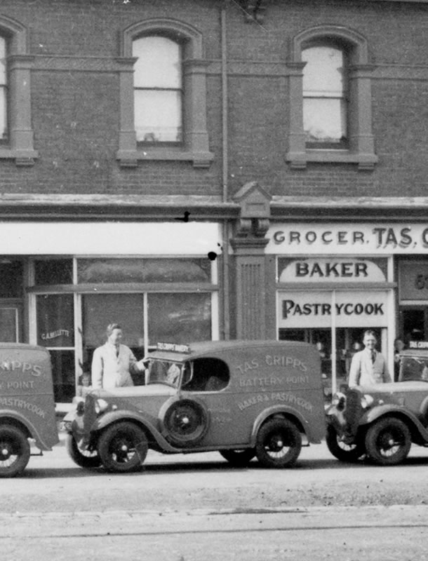 Cripps Bakery c1930s, now Jackman and McRoss